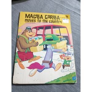 Vintage Magilla Gorilla Moves To The Country Childrens Soft Covered Book (bb4)